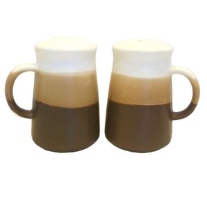 Vintage Stoneware Pottery Salt & Pepper Shakers Made in Japan